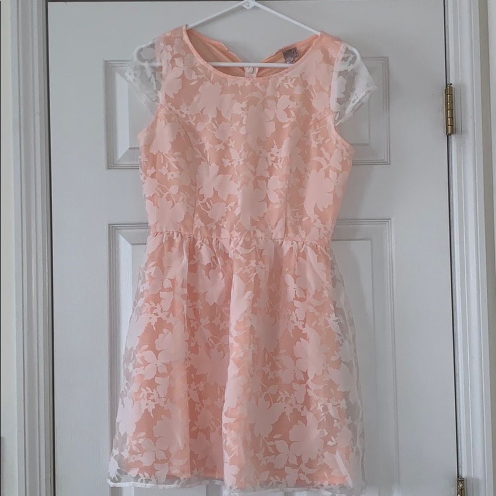 BEAUTIFUL BLUSH FIT AND FLARE